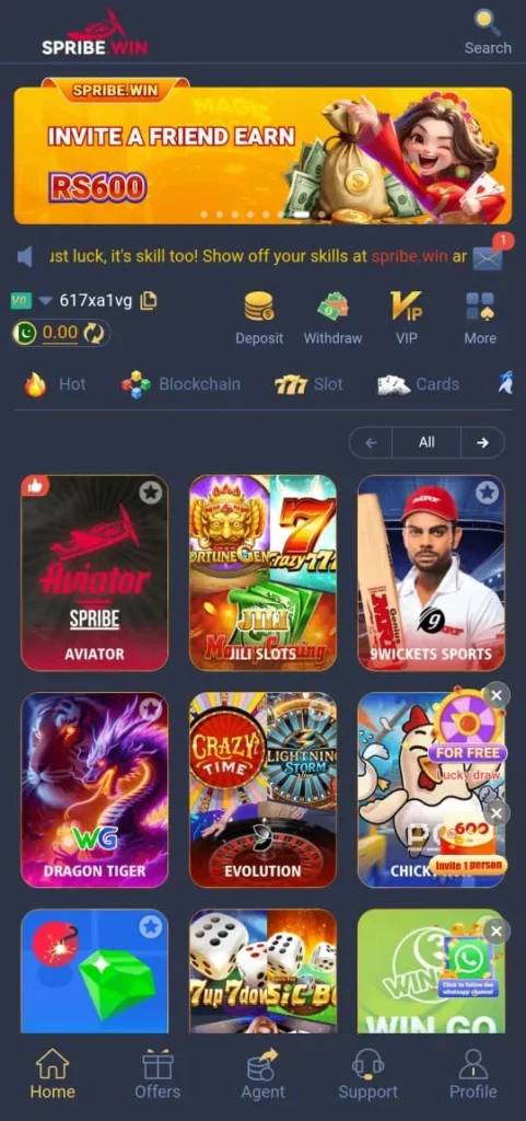 SPRIBE GAME Download (SPRIBE WIN) For Android & iOS 2 Slot games in Spribe Win
